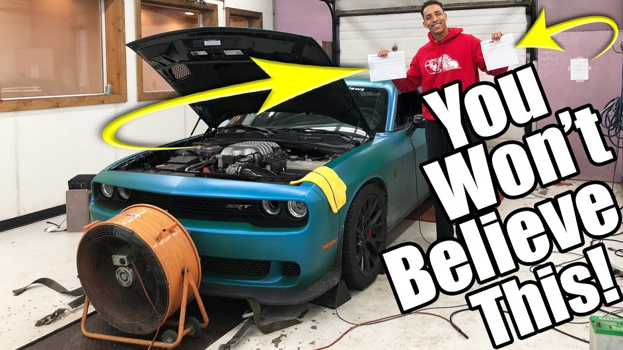 My Hellcats First Time On The Dyno & You're Not Gonna Believe This!!