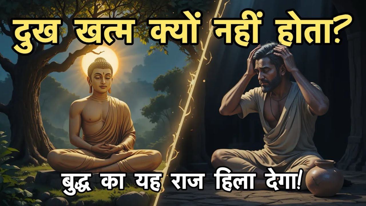 दुख खत्म क्यों नहीं होता? 99% लोग यह गलती करते हैं! | Gautam Buddha Story | Video 415