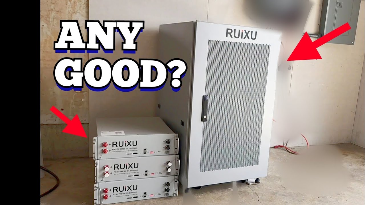 Ruixu Battery Cabinet Install and Battery Review