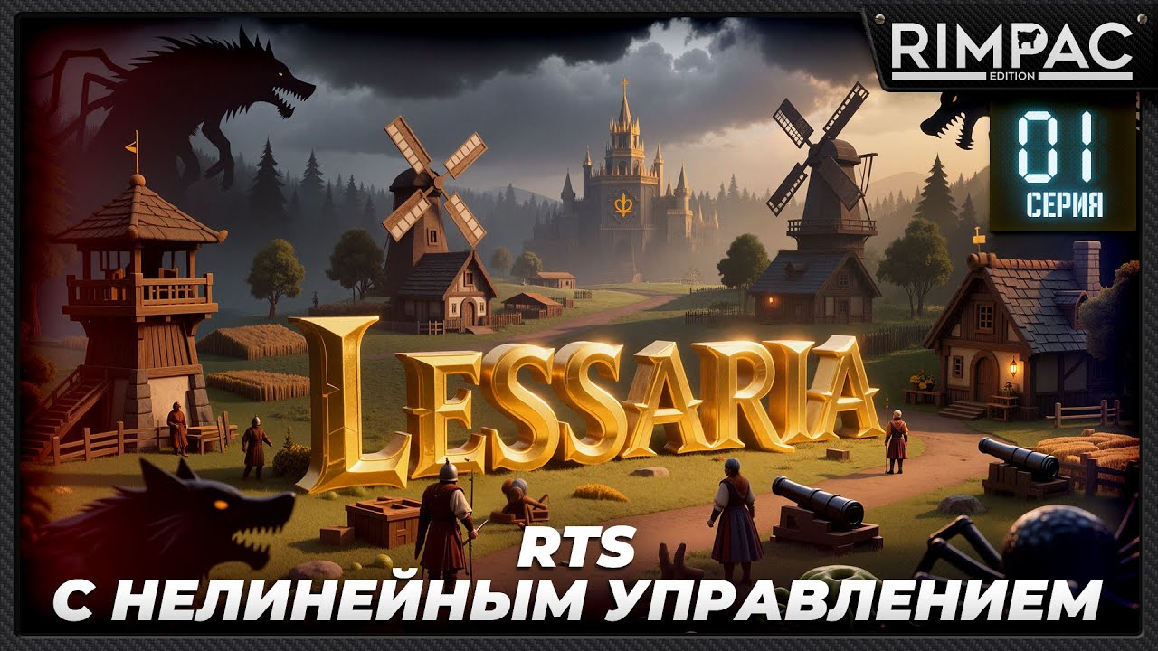 Lessaria — RTS в стиле Majesty! Управляем магическим королевством где каждый герой думает сам!