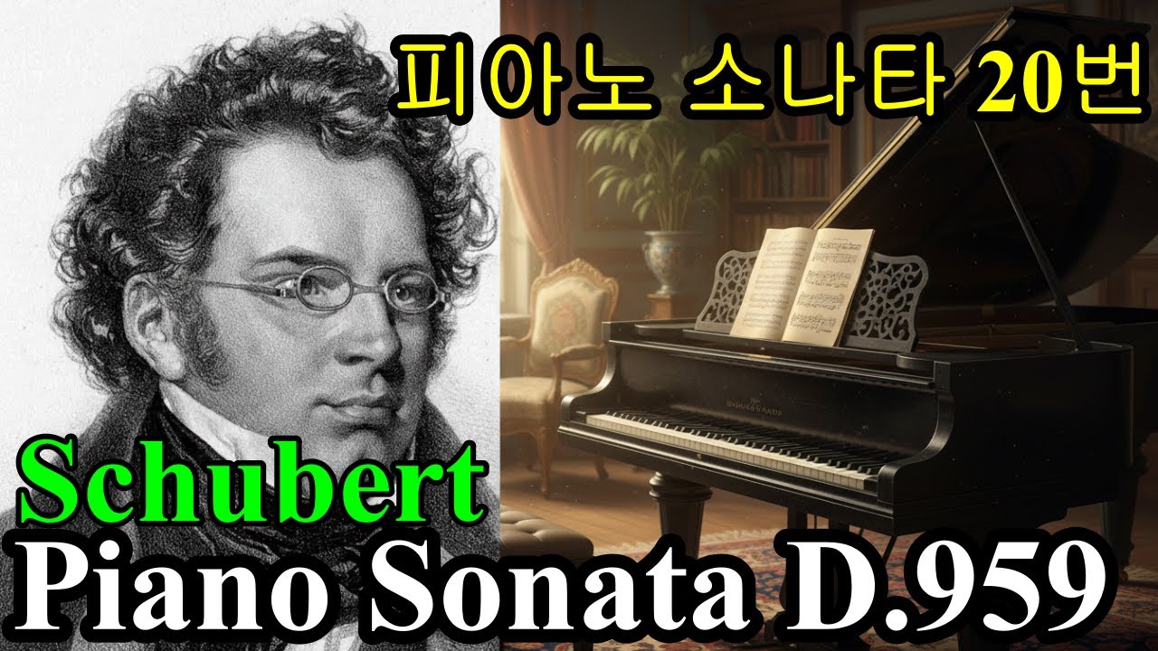 Schubert - Piano Sonata D.959, 슈베르트 -피아노 소나타 20번 D959, 베토벤, Bach, 모차르트, Mahler, 사티, Liszt, 쇼팽, Bizet
