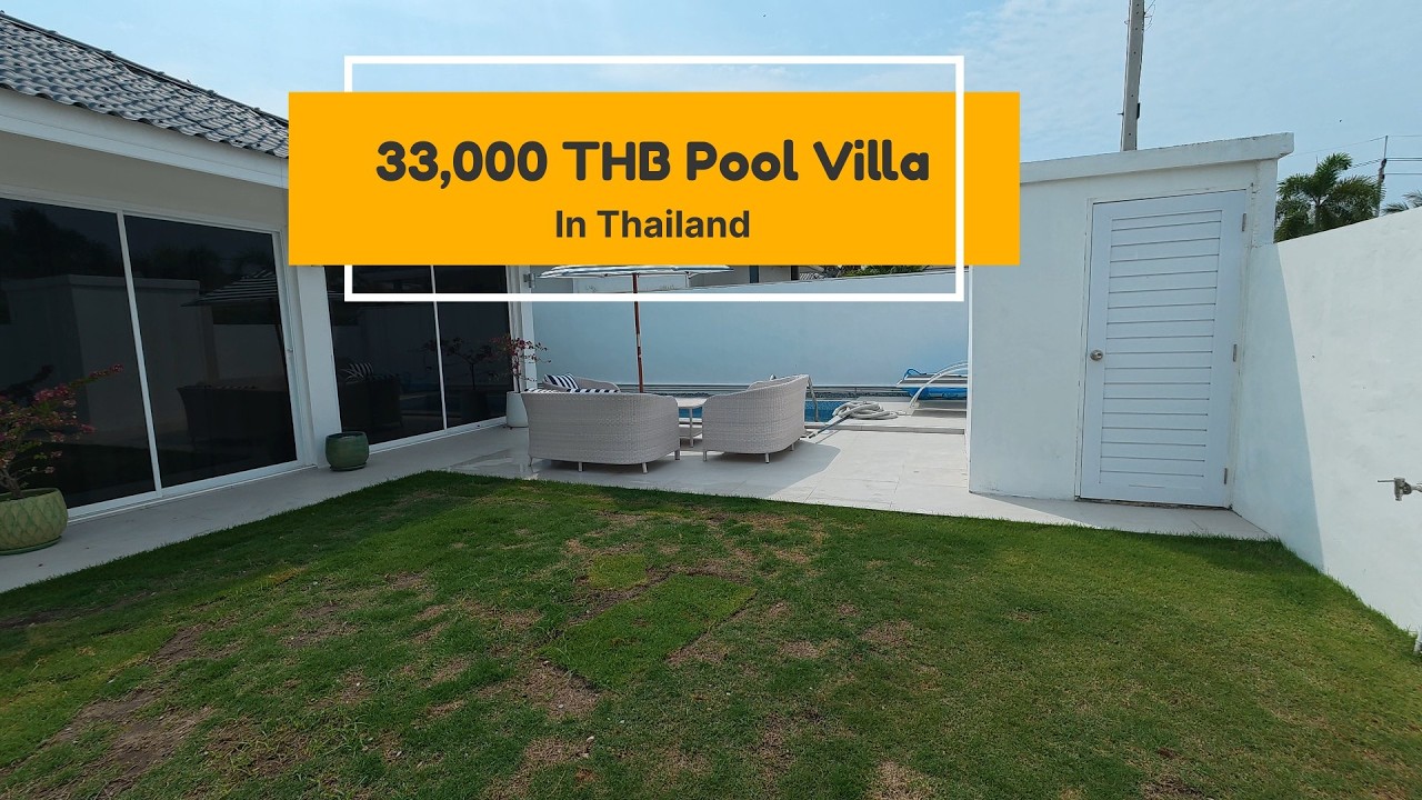 Inside a 33,000 Baht Pet-Friendly Villa Hua Hin Real Estate