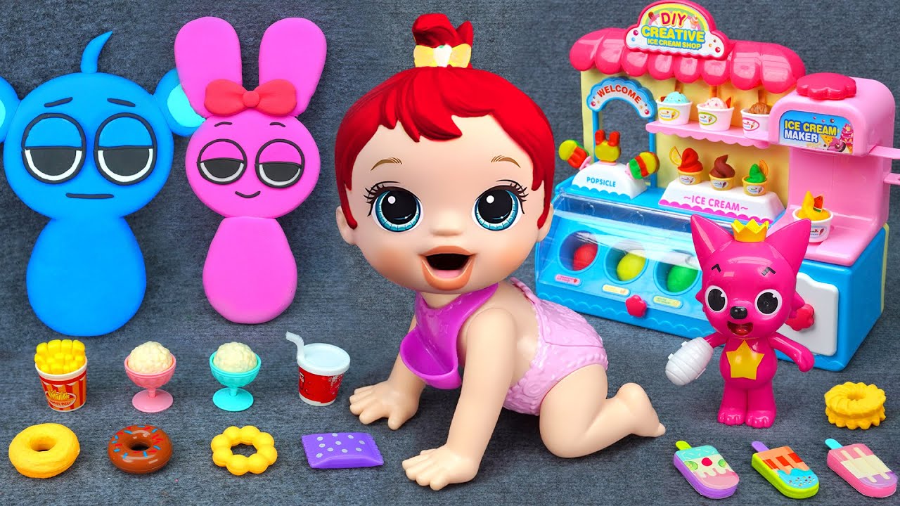 35 Minutes Satisfying With Doll Hair Red & Unboxing SPRUNKI Cute ASMR | Ny Unboxing