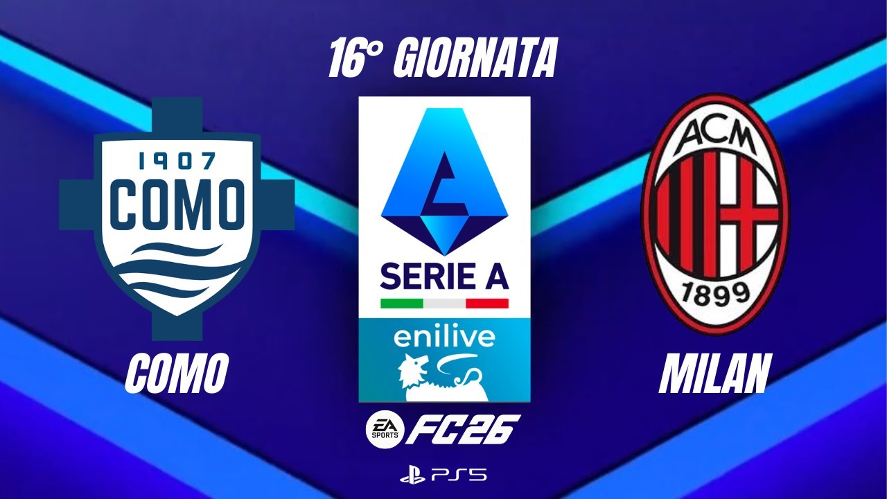 FC 26 - Como - Milan | Serie A, Giornata 16° | PS5