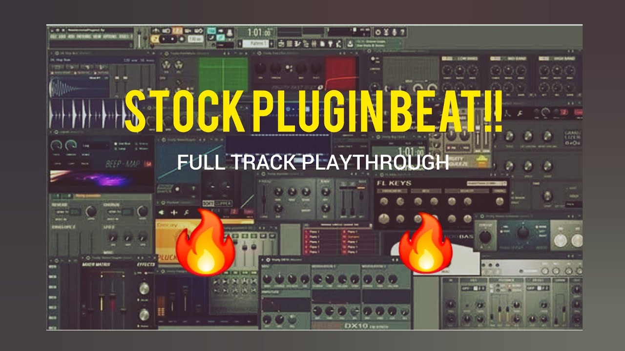 I made a beat using stock plugins | Full Track Playthrough 