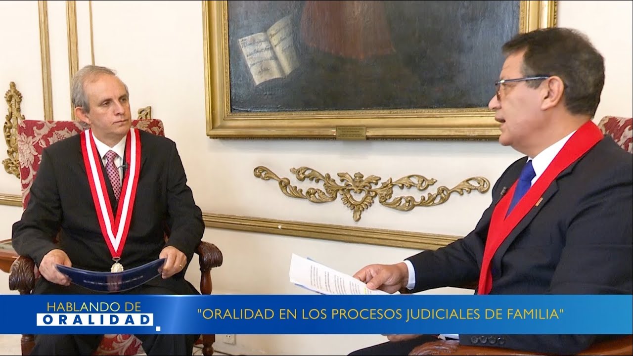 Oralidad en los procesos judiciales de familia | Dr. Johnny C&aacute;ceres Valencia