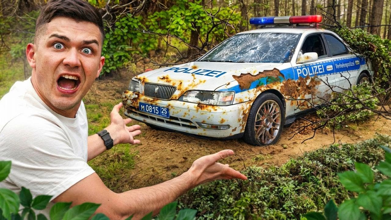Wir bringen ein verlassenes Polizeiauto nach 30 Jahren im Wald wieder zum Laufen!