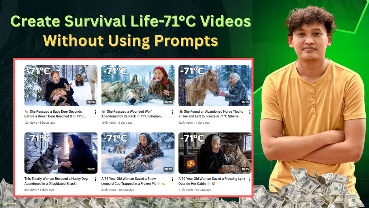 Step-by-Step Guide - How to Create Survival Life-71°C Videos Without Using Prompts