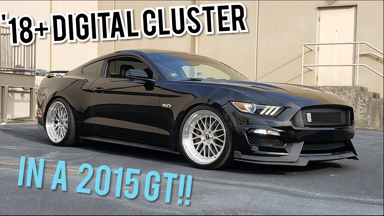 2018+ Ford Mustang Digital Cluster in my 2015 GT Premium!! In Depth Look!