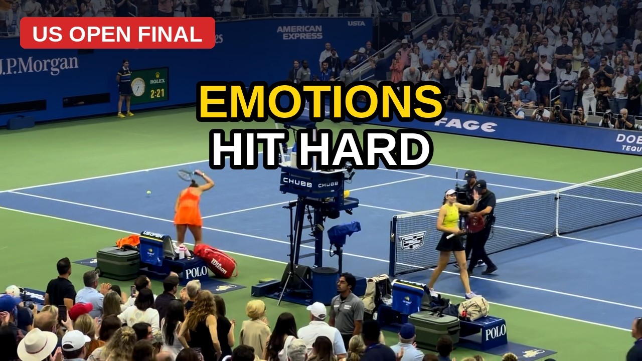 US Open Final drama - Sabalenka&rsquo;s Final Point&hellip; Then the Emotions Hit
