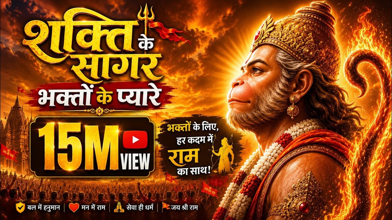 🚩 Shakti Ke Sagar Bhakton Ke Pyare 🔥 | Hanuman Ji Status | Jai Shree Ram | Bajrangbali Bhajan 2026