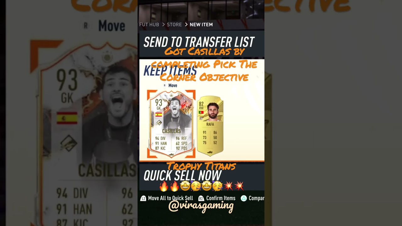 FIFA23 FUT: Pick The Corner: Trophy Titans First Objective