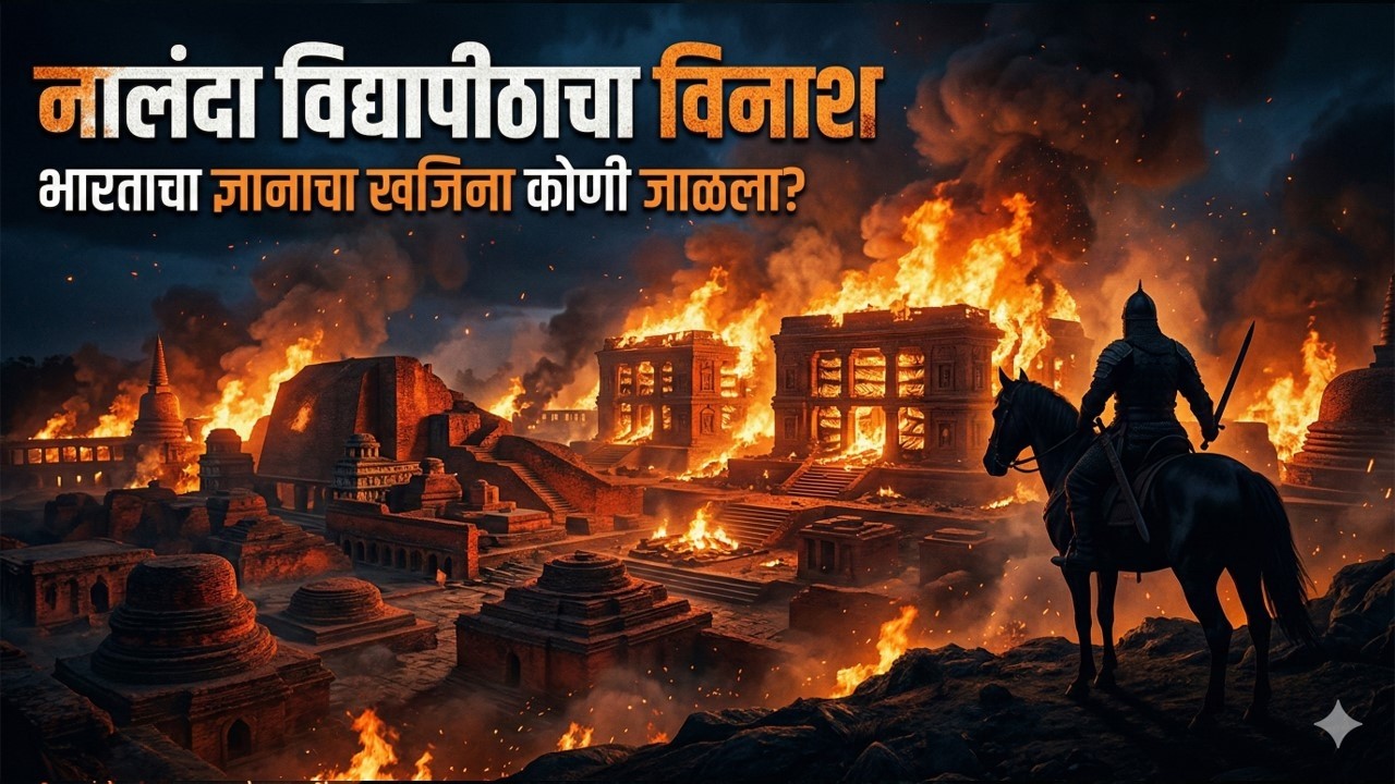नालंदा विद्यापीठाचा विनाश 🔥 | भारताचा ज्ञानाचा खजिना कोणी जाळला? | Full History Documentary