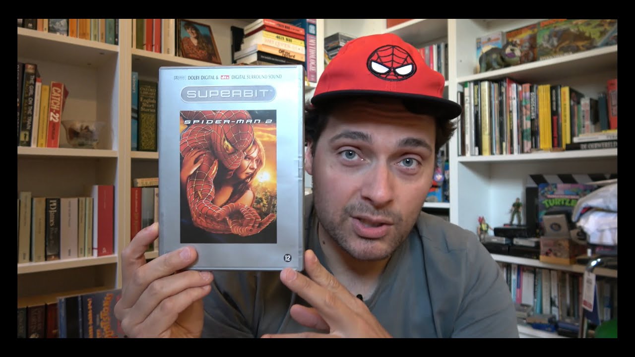 'Spider-Man 2' VHS-DVD-Superbit-UMD-Blu-ray comparison video
