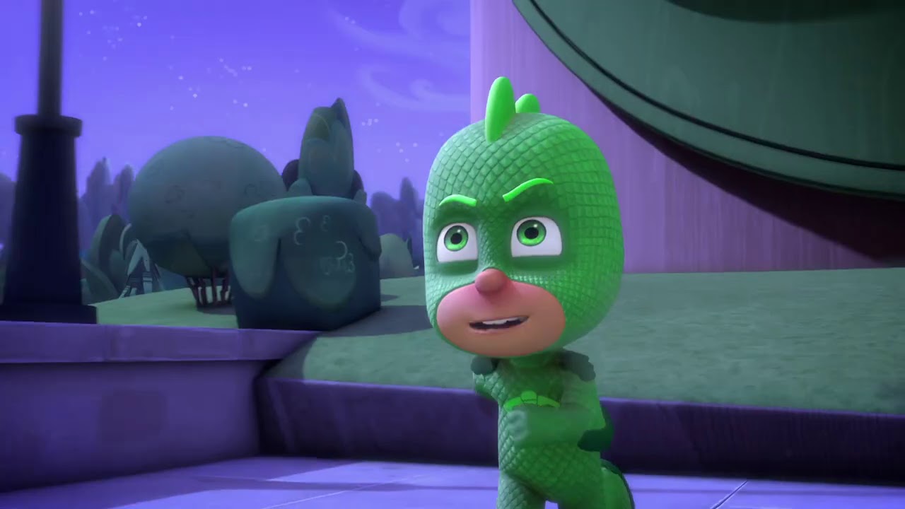 Pyjamashjältarna - Gekko och Snore-A-Saurus- PJ Masks På Svenska - Barnsånger