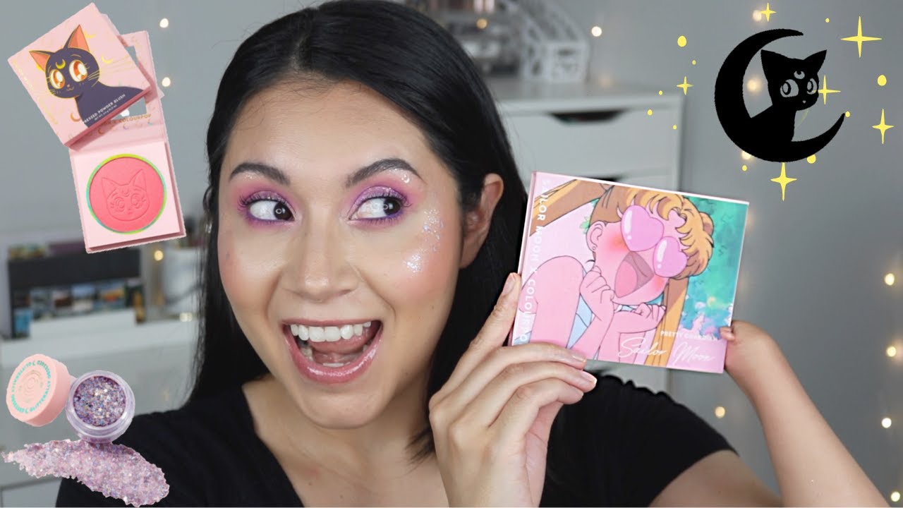 Sailor Moon x Colourpop Collection 🌙 | Try On & Review