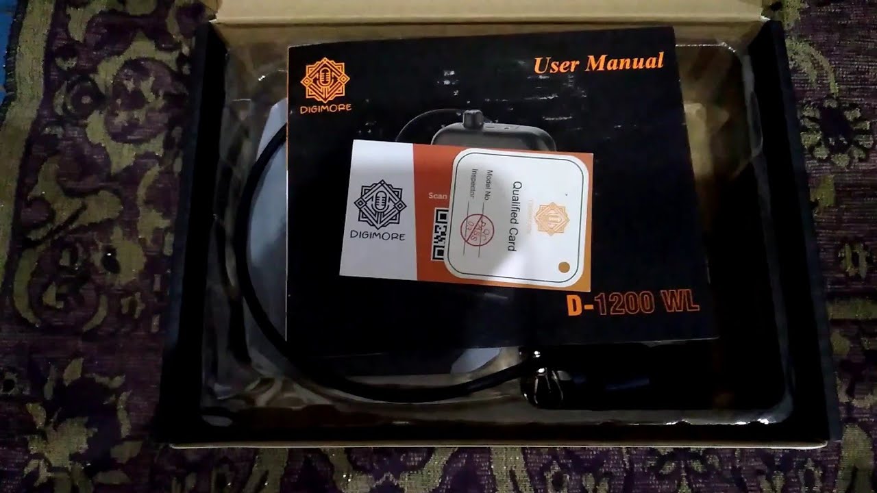 Digimore D-1200WL portable wireless headset Amplifier .Easy to use good quality voice!  Amazon!