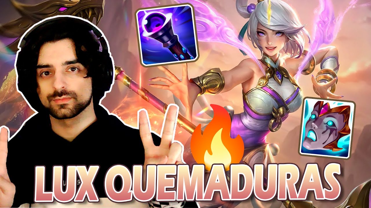 LUX build de QUEMADURAS super DIVERTIDA! 🔥 | wakai gameplay completo