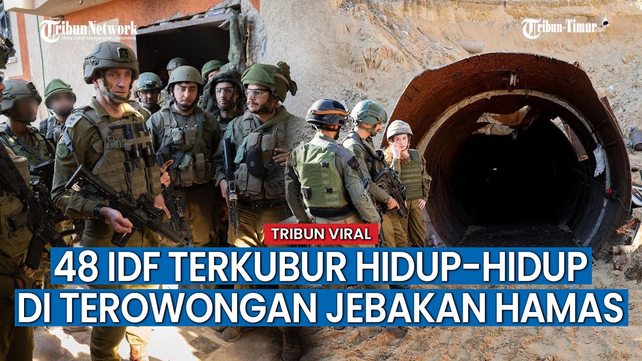 Puluhan Tentara Israel Lenyap Terkubur Hidup-hidup Terkena Jebakan Brigade Al-Qassam di Terowongan