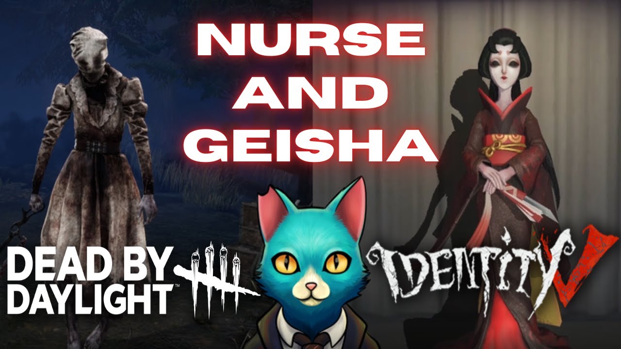 Сравнение медсестры из Dead By Daylight с гейшей из Identity V