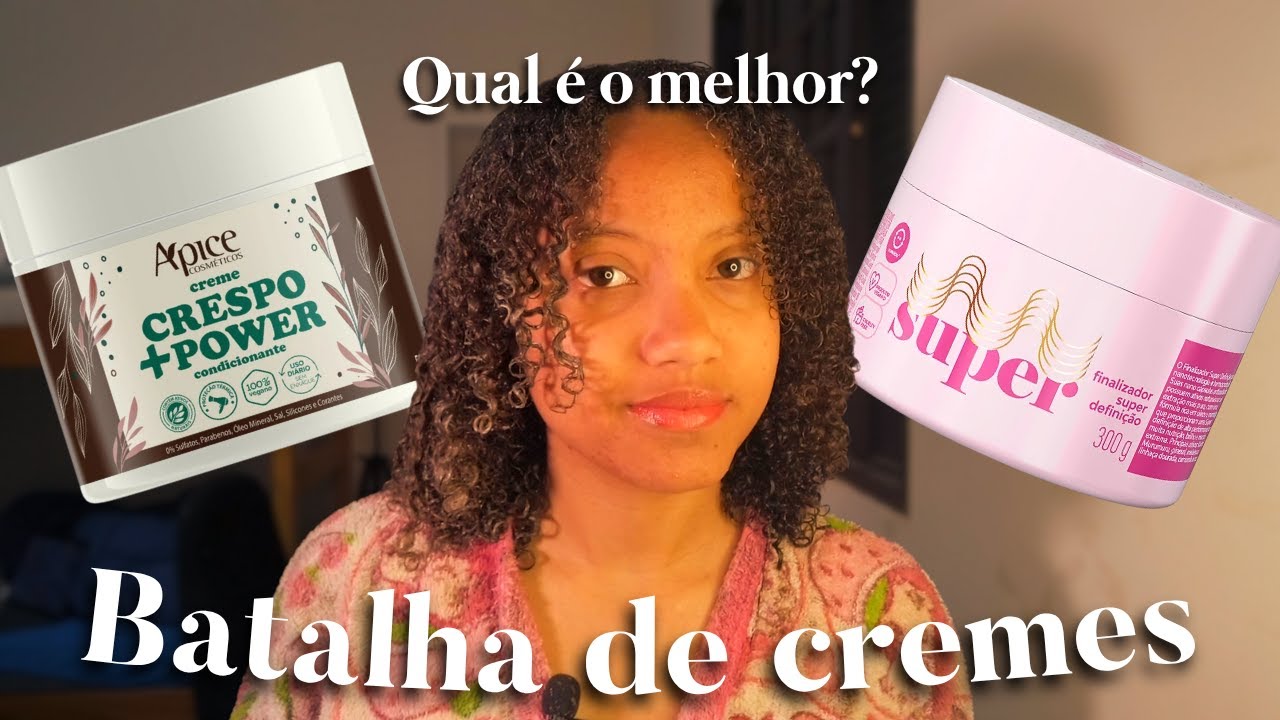 Cremes Apse Crespo +Power x Super Definição Super Cacheada - Batalha de Cremes | Qual é o melhor? 🥊