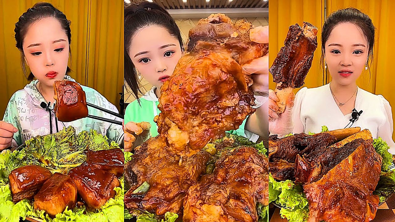 Real Mukbang :) spicy Pork Bellly Soothing Sounds While Enjoying Delicious 먹방 모음이 팅쇼 리얼 사운드 #842