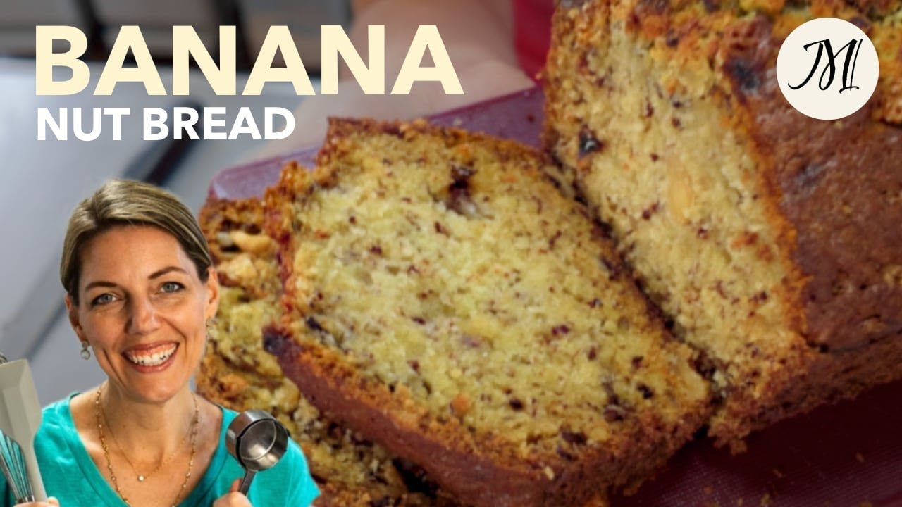 Simple Banana Nut Bread - a great breakfast item or afternoon snack!