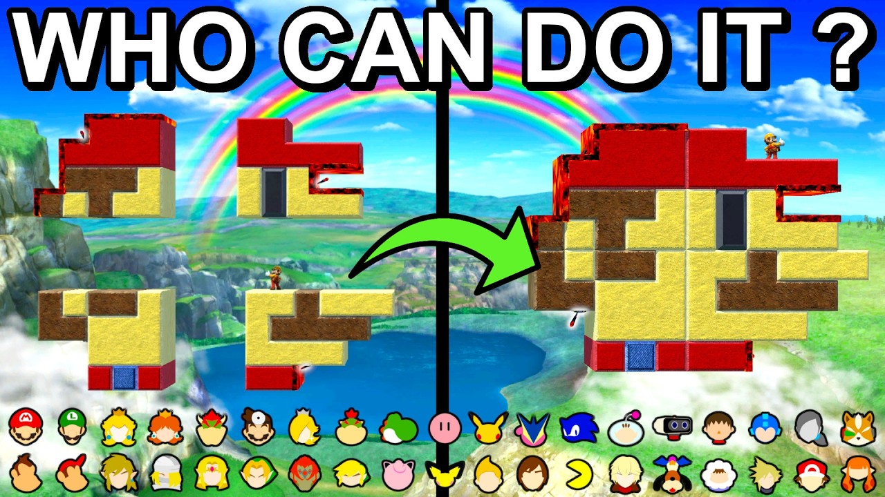 Who Can Fix Mario's Pixel Face ? - Super Smash Bros. Ultimate
