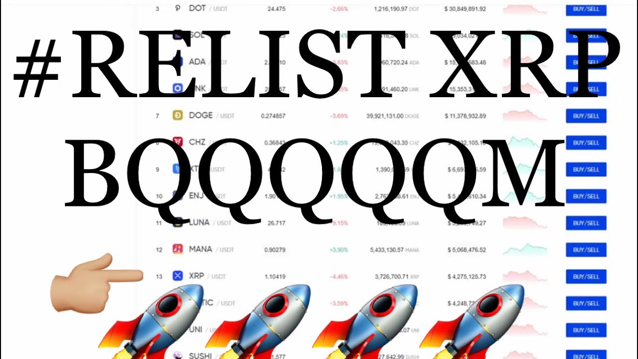 XRP RELISTED & BIFROST WALLET BETA LIVE 🚀🚀🚀🚀🚀🚀🚀