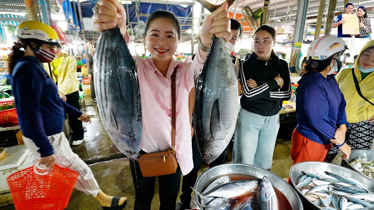 Xuyên Việt bất ngờ Chợ Hải sản làng chài Nam Ô toàn món ăn đặc sản ngon rẻ ai cũng nên thử ở Đà Nẵng