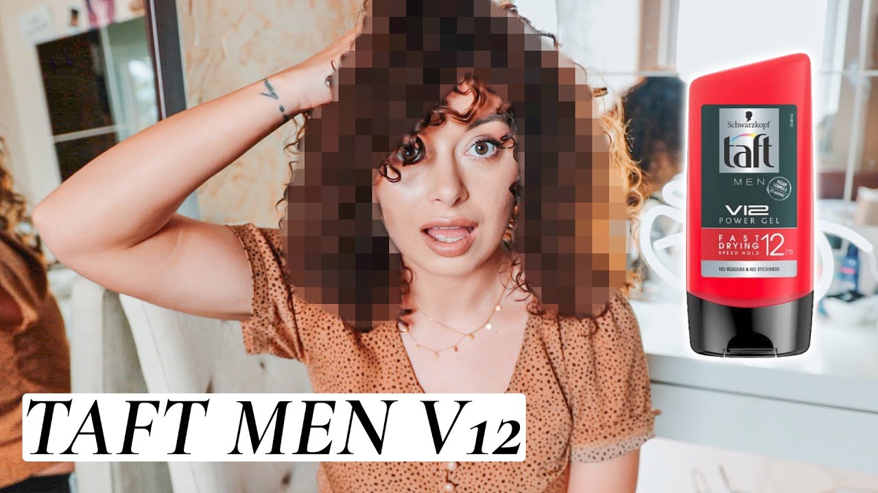 Czy faktycznie taki dobry do kręconych włosów? 😅 ŻEL TAFT MEN V12 ✦ TEST NA ŻYWO