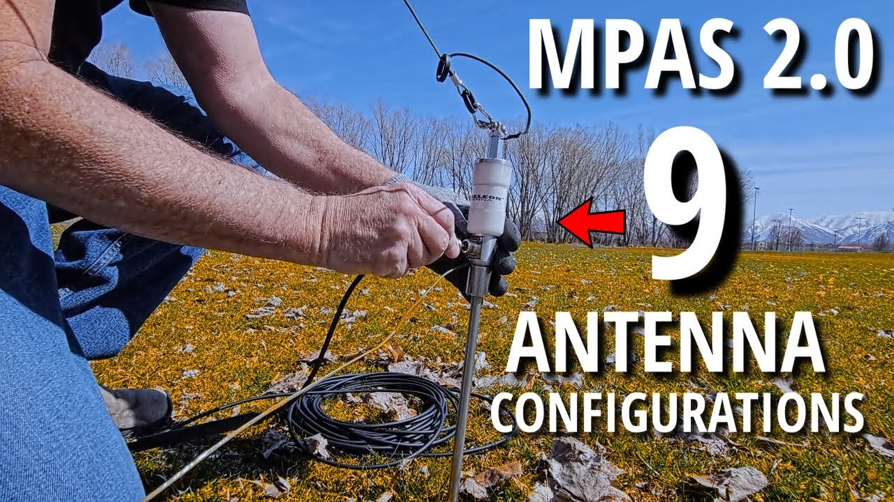 Chameleon Antenna MPAS 2.0: How to Set up the 9 configurations | K7SW Ham Radio