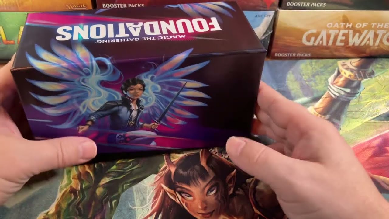 Без слов! Что входит в стартовую коллекцию? Foundations Magic The Gathering MTG FDN Распаковка От...