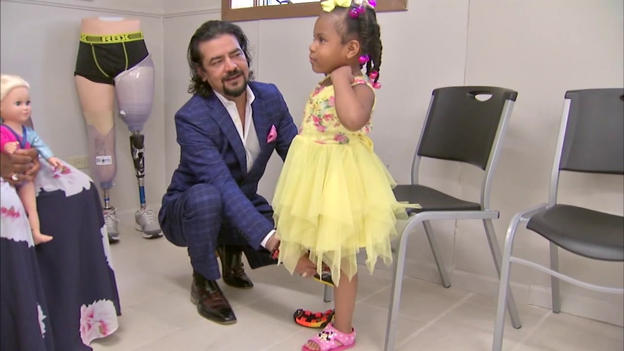 4-year-old girl receives life changing 'blade' prosthetic leg, matching doll ahead of birthday
