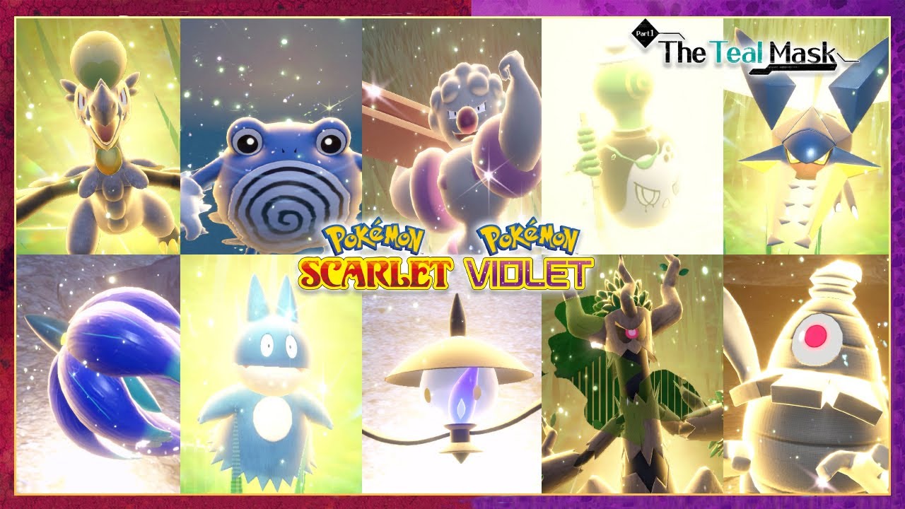 Pokemon Scarlet & Violet All Wild Tera Type Pokemon Locations (The Teal Mask DLC)