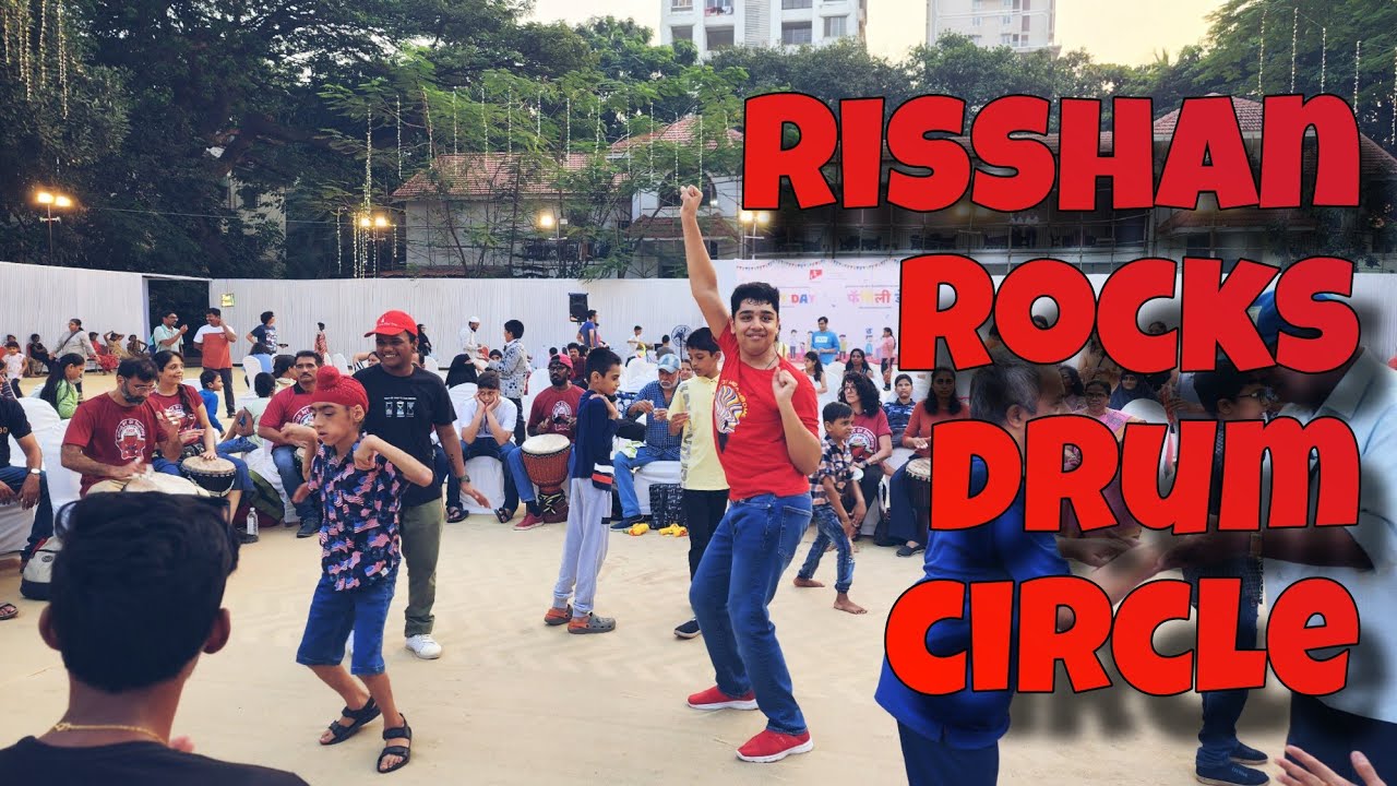 Risshan rocks Drum Circle at Ummeed's Family Day celebrations