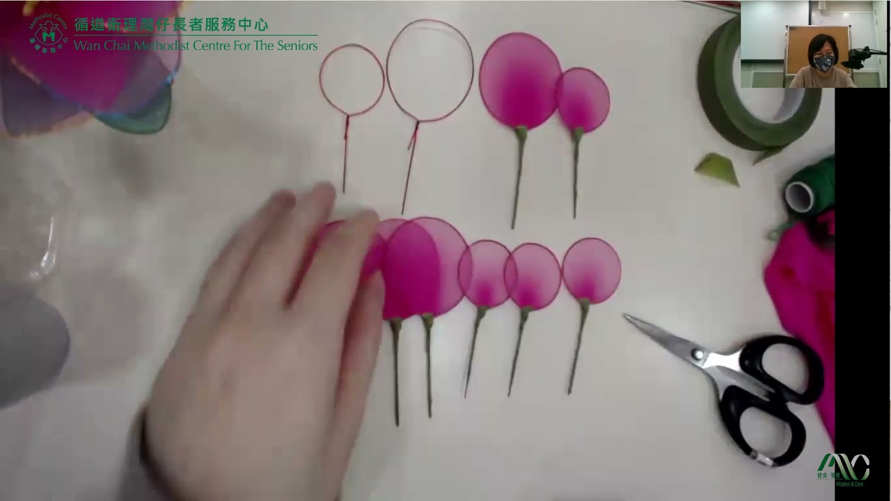 花開富貴一起來 - 絲襪花