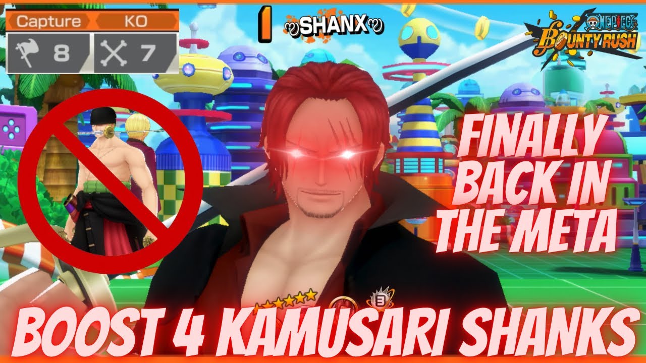 BOOST 4 KAMUSARI SHANKS IS FINALLY BACK | ONE PIECE BOUNTY RUSH | OPBR