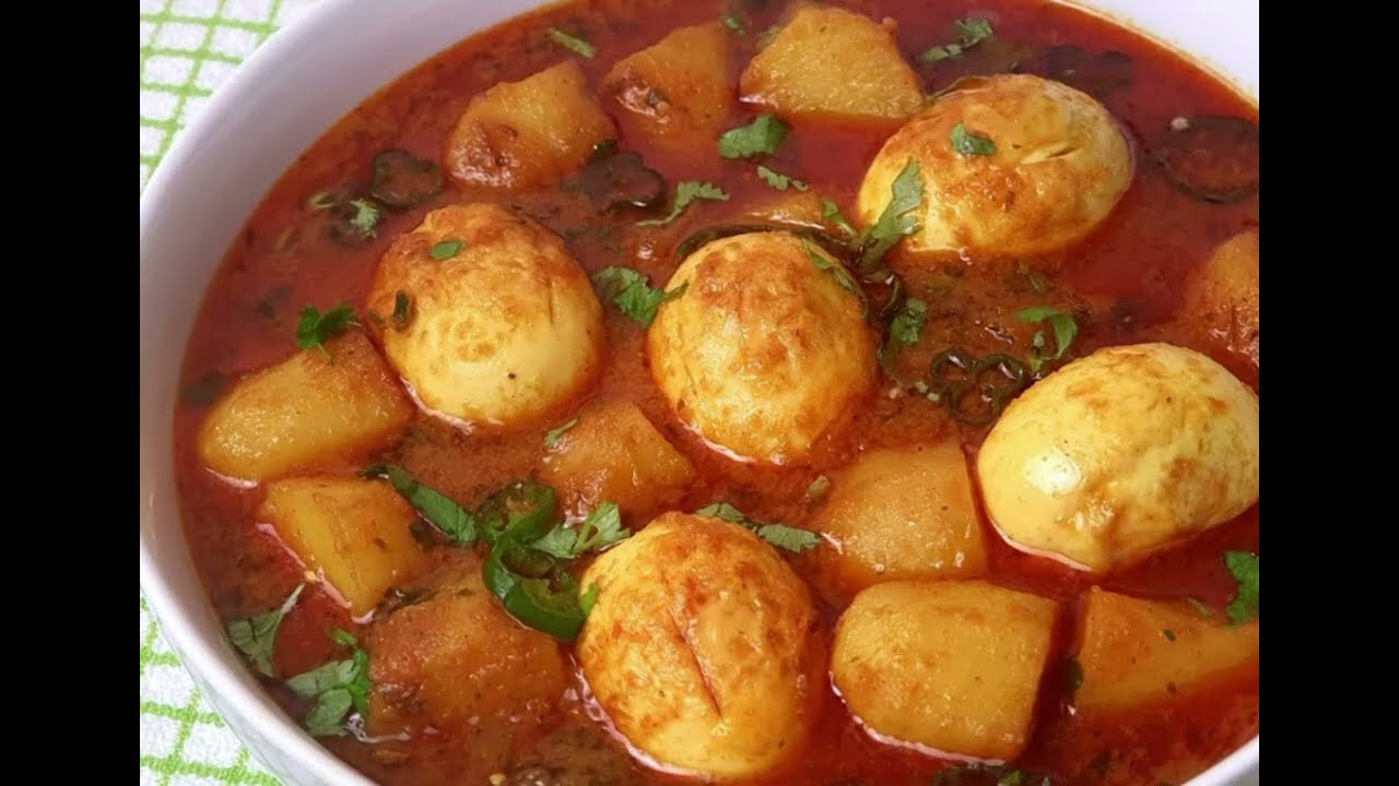 Anda aloo sabji 