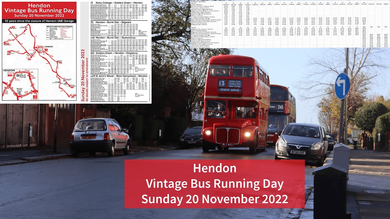 Hendon Vintage Bus Running Day