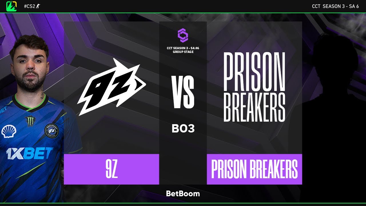 CCT Season 3 - SA #6 | 9z vs Prison Breakers | Playoffs | CS2