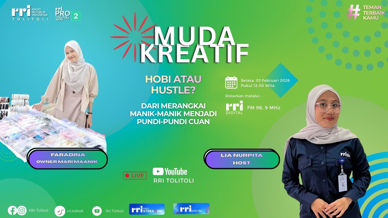 MUDA KREATIF - HOBI ATAU HUSTLE ? DARI MERANGKAI MANIK - MANIK MENJADI PUNDI-PUNDI CUAN