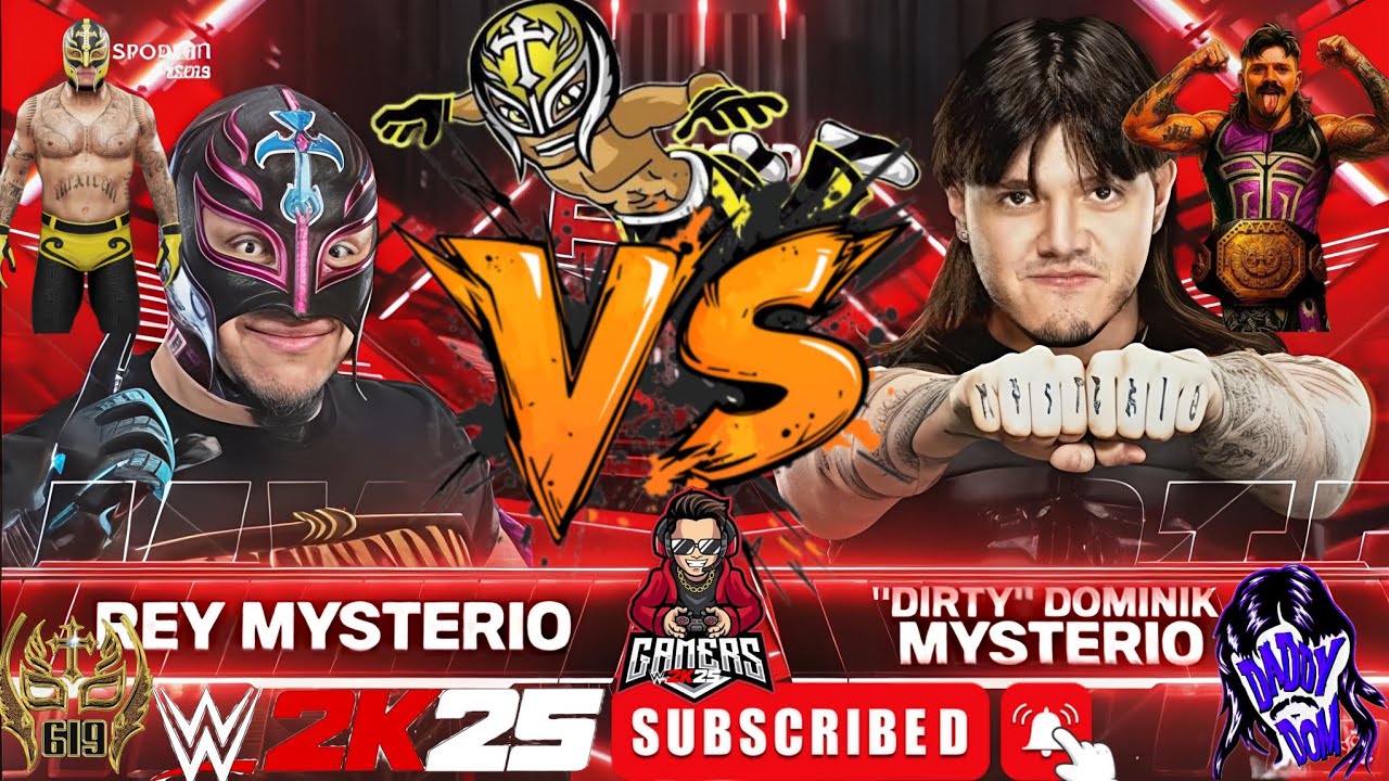 💀Rey Mysterio Vs Dirty Mysterio👽 #Axe_🎮 #gaming #trending #shorts #wwe #2k25 #ps5 #2026 #fyp 