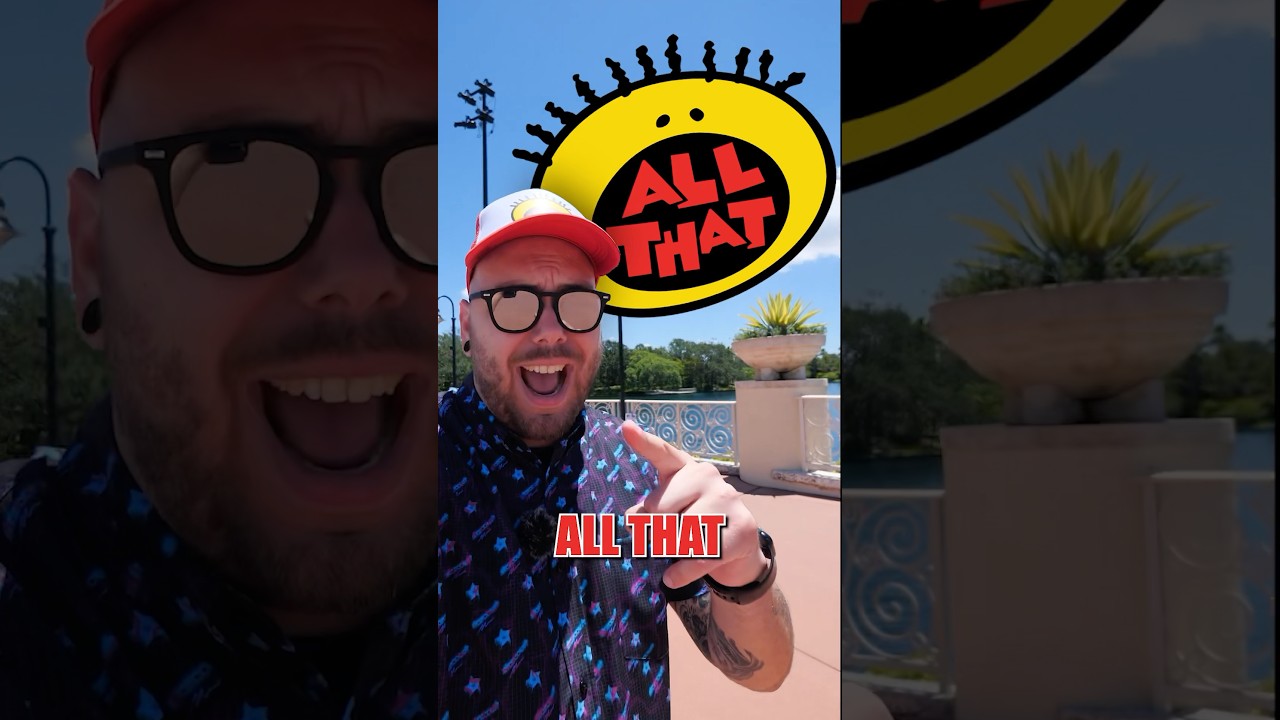 The 90&rsquo;s Nickelodeon show All That filming location at Universal Studios Florida 👀 #nickelodeon