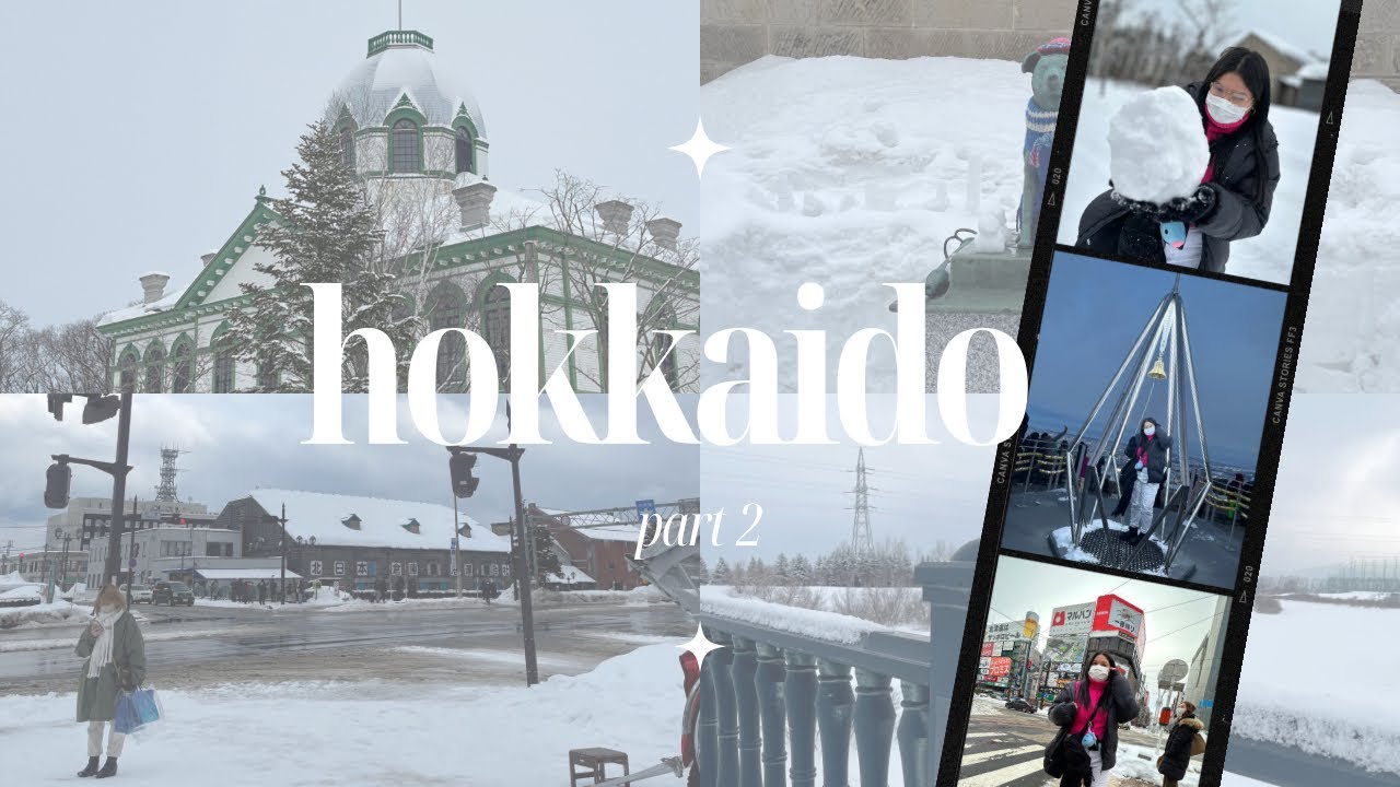 Japan Vlog: HOKKAIDO! p.2 (shiroi koibito museum + historical village + otaru + asahiyama zoo) ༘ ೀ⋆｡