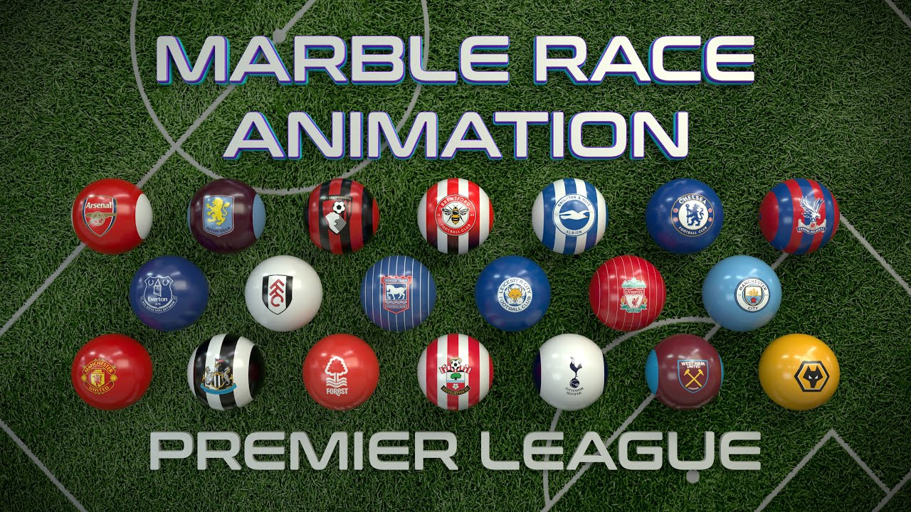 PREMIER LEAGUE - MARBLE RACE 3D