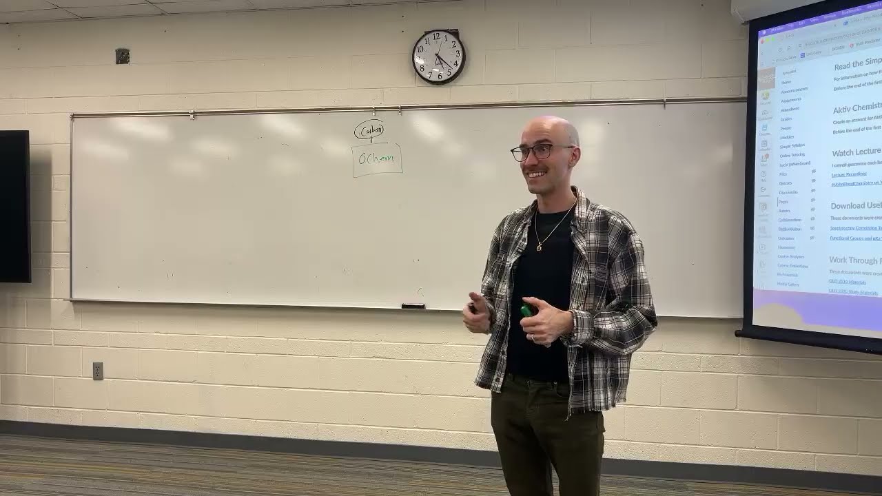 Intro and Fundamental Forces - Spring Semester 2026 CHEM 2320