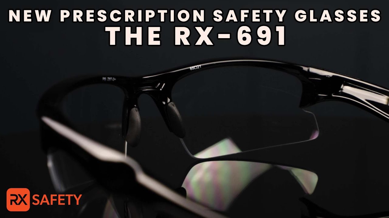 Wrap-Around Style Prescription Safety Glasses - The RX-691