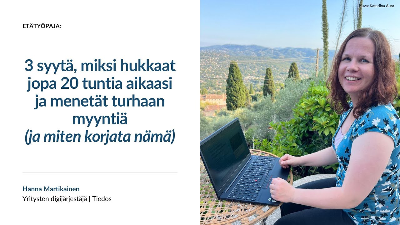 Järjestä yrityksen dokumentit ja säästä aikaa | Maksuton koulutus