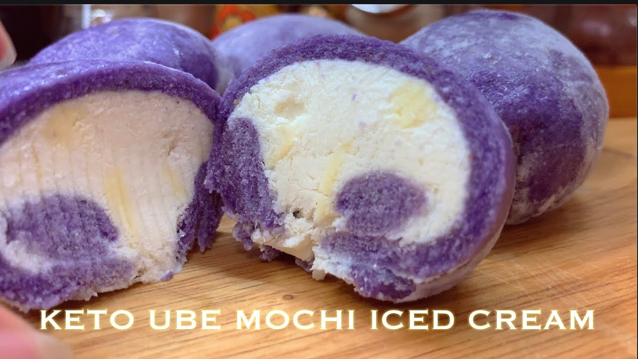 KETO UBE MOCHI ICED CREAM